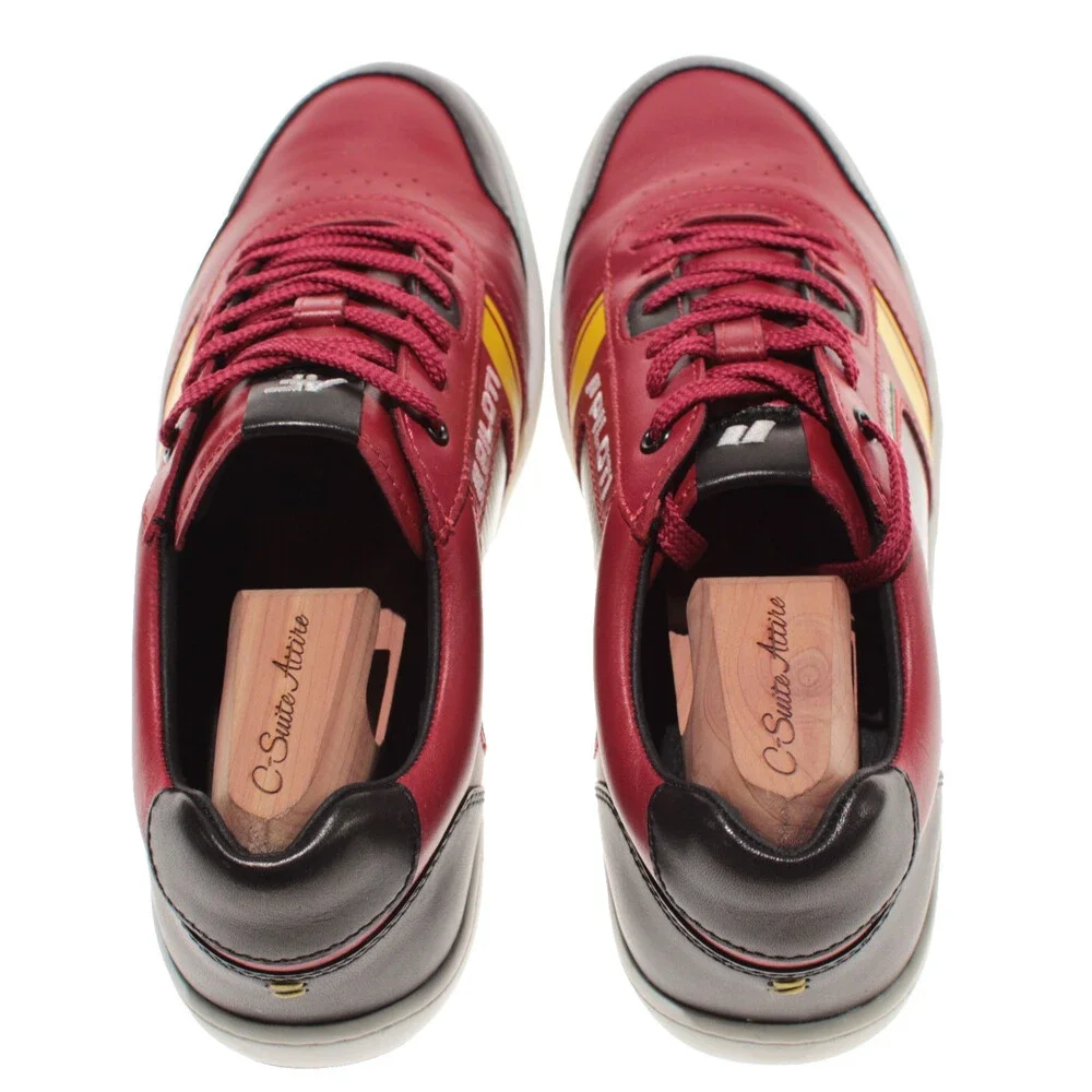 Piloti NWB Competizione AF Corse Driving Sneakers Size 9 US in Red Leather